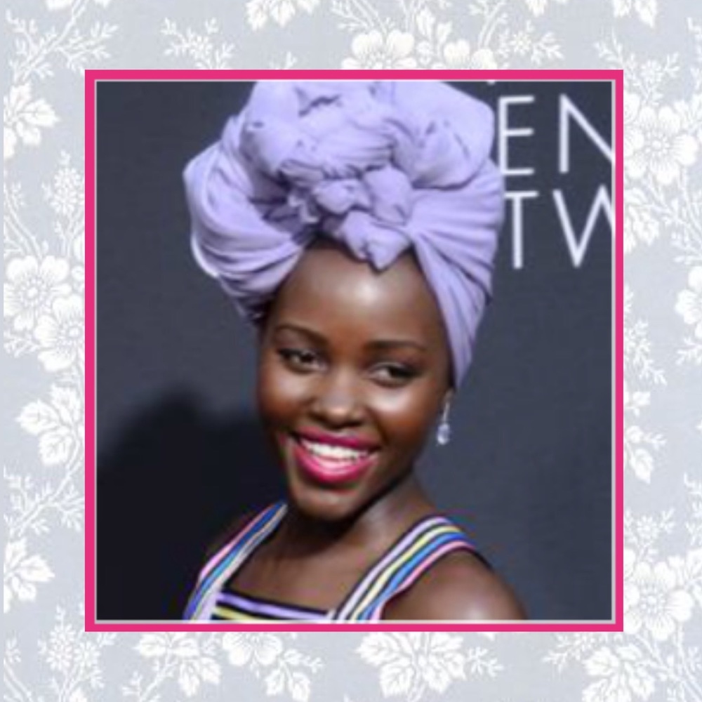 🎀 PURPLE HEAD WRAP SCARF TURBAN COVER BOHO CHIC